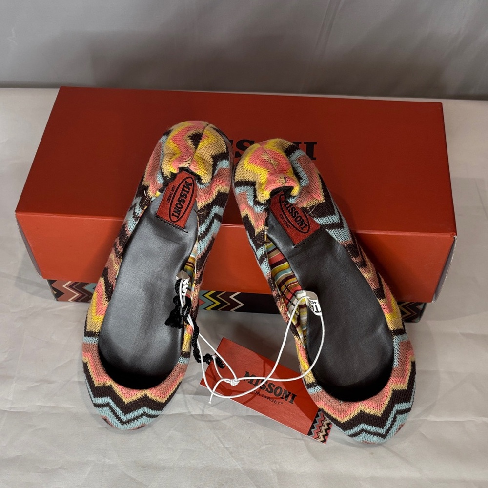 Missoni Multicolor Zigzag Dress Shoes